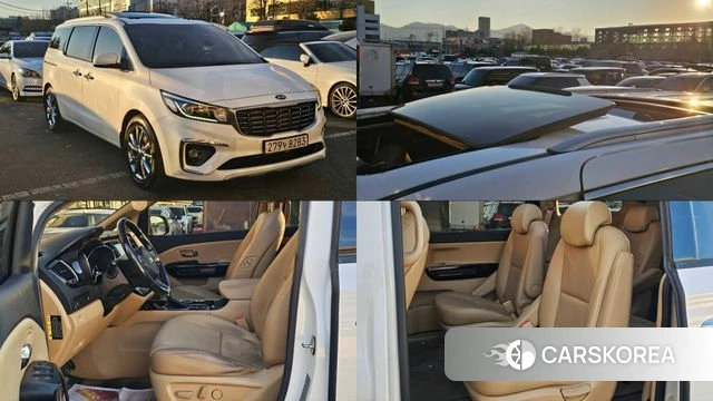 Kia The New Carnival 2018 Белый из Кореи