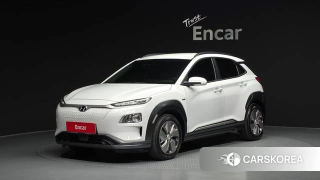Hyundai Kona Electric 2018 Белый из Кореи