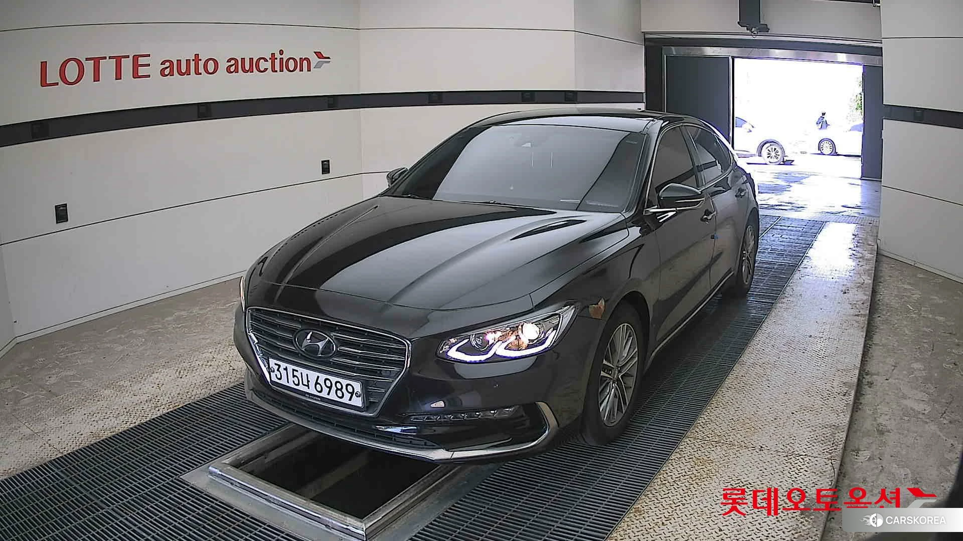 Hyundai Grandeur 2019 Черный из Кореи