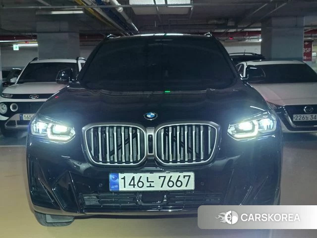 BMW X3 (G01) 2023 Черный из Кореи
