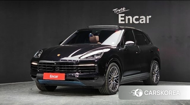 Porsche Cayenne (PO536) 2019 Черный из Кореи