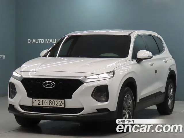 Hyundai Santa Fe TM 2019 Белый из Кореи