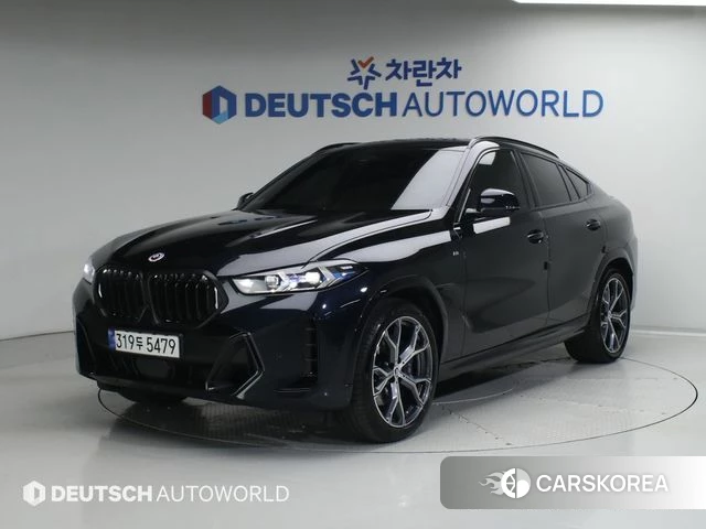BMW X6 (G06) 2024 Черный из Кореи