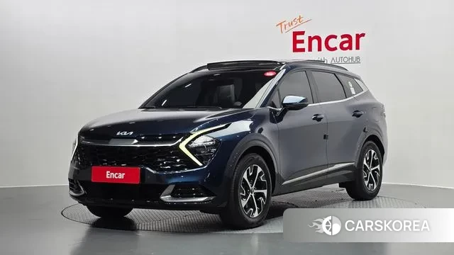 Kia Sportage 5th Generation Hybrid 2021 Синий из Кореи