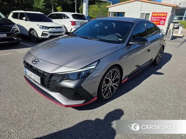 Hyundai Avante (CN7) 2022 Серый из Кореи