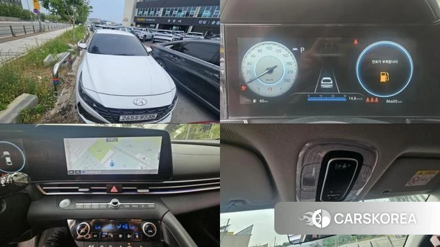 Hyundai Avante (CN7) 2020 Белый из Кореи