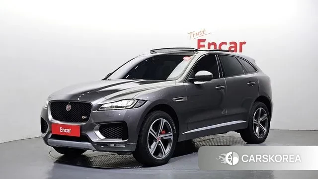 Jaguar F-PACE 2018 Серый из Кореи