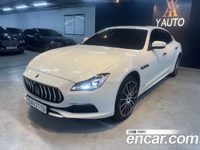 Maserati Quattroporte 2019 Белый из Кореи