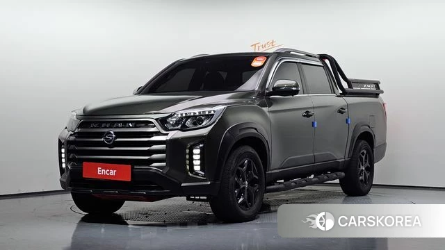 Ssangyong The New Rexton Sports Cannes 2021 Темно-зеленый из Кореи