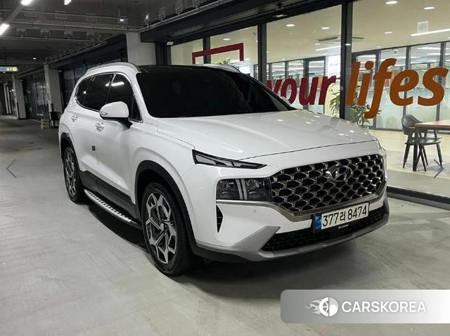 Hyundai The New Santa Fe 2021 Белый из Кореи