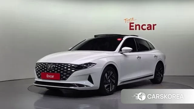 Hyundai The New Grandeur IG Hybrid 2020 Белый из Кореи
