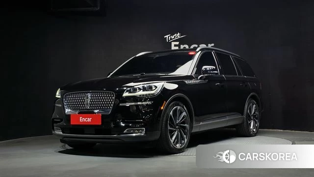 Lincoln Aviator 2nd generation 2022 Черный из Кореи