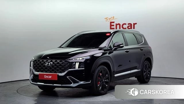 Hyundai The New Santa Fe 2021 Черный из Кореи