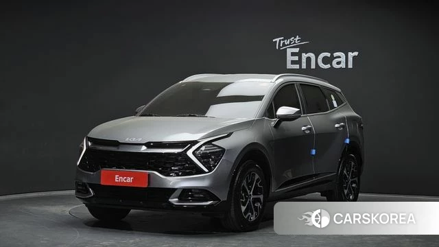 Kia Sportage 5th Generation Hybrid 2022 Серебристо-серый из Кореи