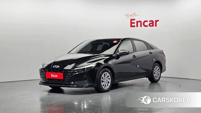 Hyundai Avante (CN7) 2021 Черный из Кореи