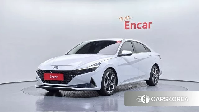 Hyundai Avante (CN7) 2020 Белый из Кореи