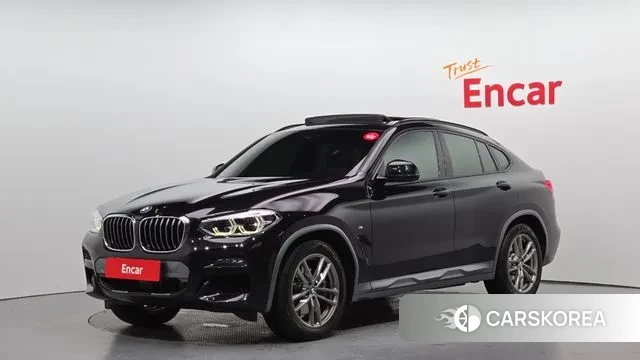 BMW X4 (G02) 2020 Черный из Кореи