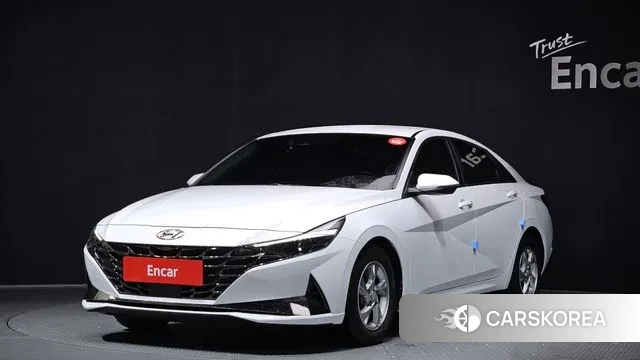 Hyundai Avante (CN7) 2020 Белый из Кореи