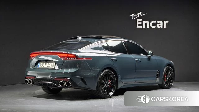 Kia Stinger Meister 2021 Темно-зеленый из Кореи