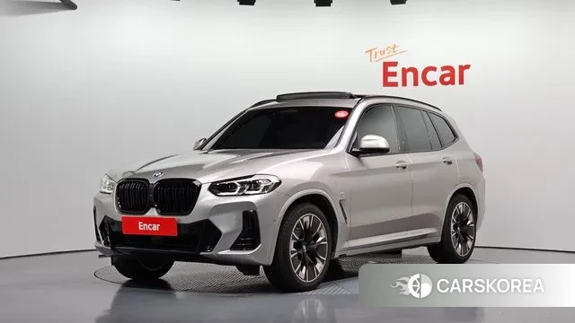 BMW iX3 2022 Песочный из Кореи