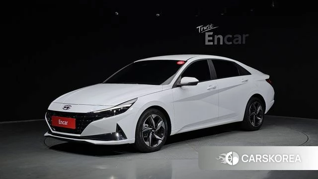Hyundai Avante (CN7) 2020 Белый из Кореи