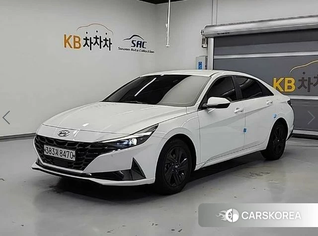 Hyundai Avante (CN7) 2020 Белый из Кореи
