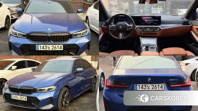 BMW 3 Series (G20) 2023 Синий из Кореи