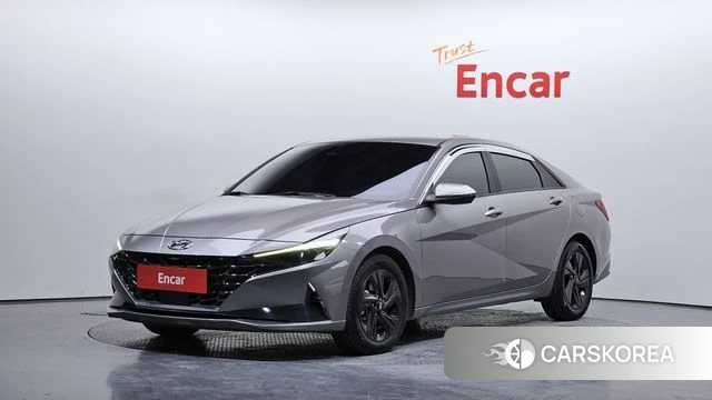 Hyundai Avante Hybrid (CN7) 2022 Серебряный из Кореи