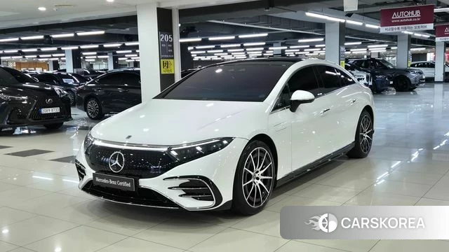 Mercedes-Benz EQS V297 2022 Белый из Кореи