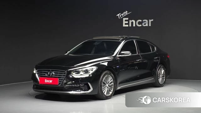 Hyundai Grandeur IG Hybrid 2018 Черный из Кореи