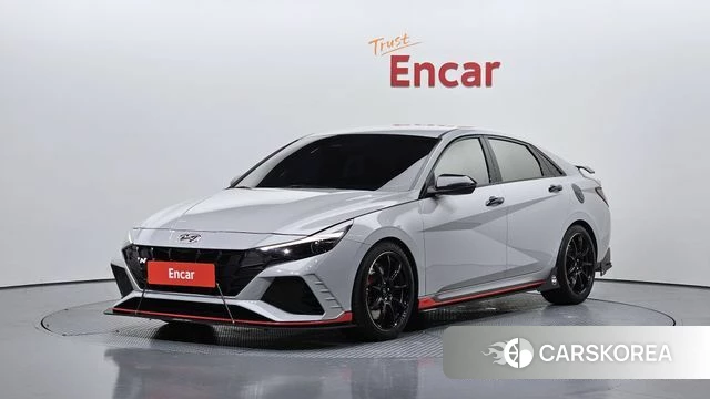 Hyundai Avante (CN7) 2021 Серебристо-серый из Кореи