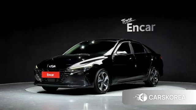 Hyundai Avante (CN7) 2023 Черный из Кореи