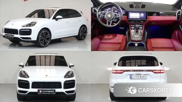 Porsche Cayenne (PO536) 2022 Белый из Кореи