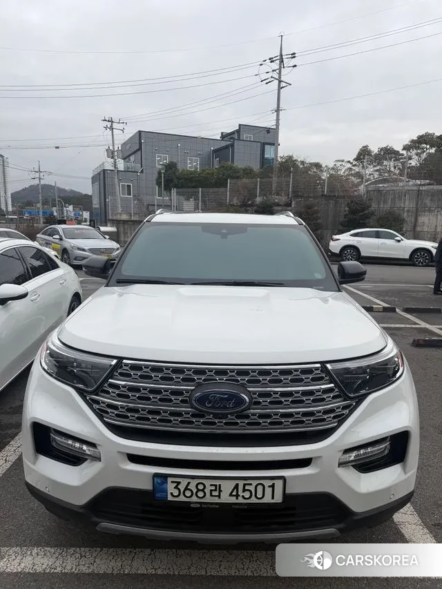 Ford Explorer 6th Generation 2021 Белый из Кореи