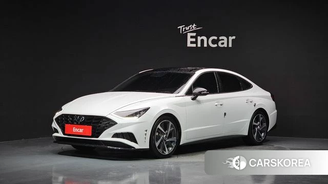 Hyundai Sonata (DN8) 2021 Белый из Кореи
