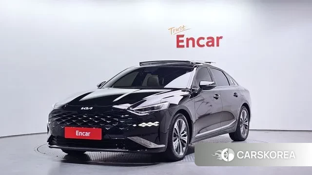 Kia K8 Hybrid 2021 Черный из Кореи