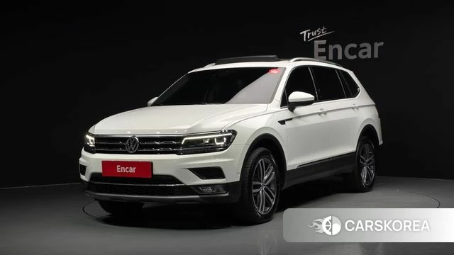 Volkswagen Tiguan Allspace 2020 Белый из Кореи