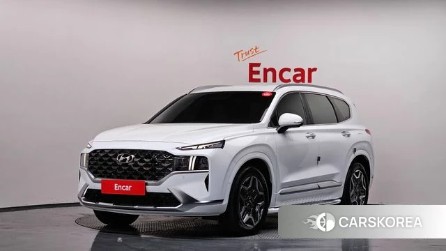 Hyundai The New Santa Fe 2021 Белый из Кореи