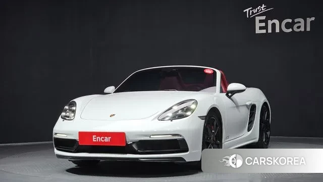Porsche 718 Boxster 2019 Белый из Кореи