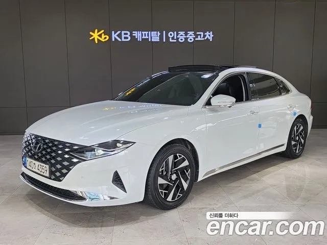Hyundai The New Grandeur IG Hybrid 2022 Белый из Кореи