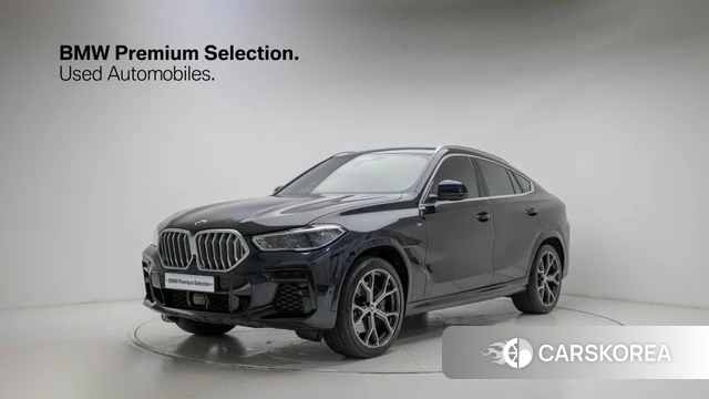 BMW X6 (G06) 2022 Черный из Кореи