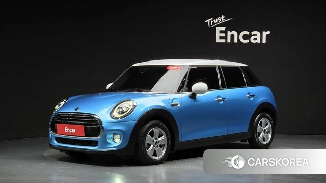 Mini Cooper 2019 Небесно-голубой из Кореи