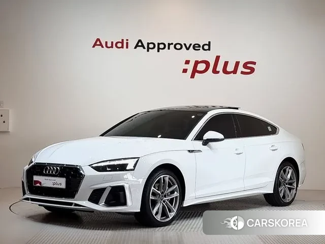 Audi A5 (F5) 2020 Белый из Кореи