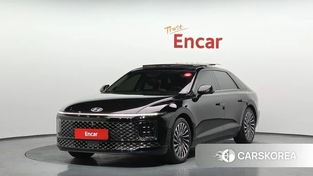 Hyundai Grandeur Hybrid (GN7) 2023 Черный из Кореи