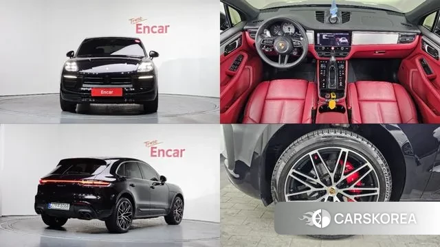 Porsche Macan 2023 Черный из Кореи