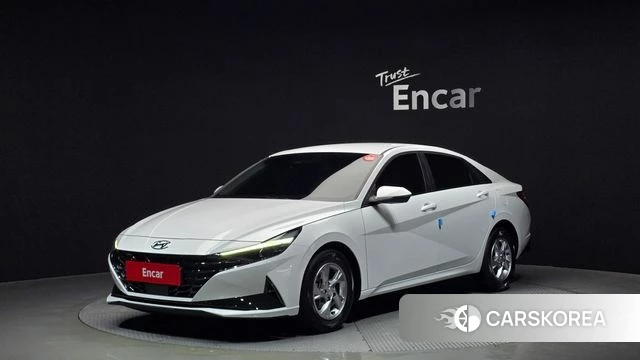 Hyundai Avante (CN7) 2020 Белый из Кореи