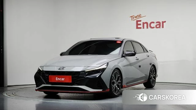 Hyundai Avante (CN7) 2021 Серебристо-серый из Кореи