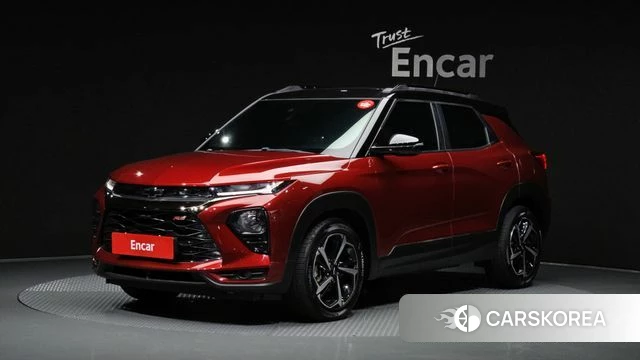 Chevrolet (GM Daewoo) Trailblazer 2021 Красный из Кореи