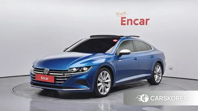 Volkswagen Arteon 2022 Синий из Кореи