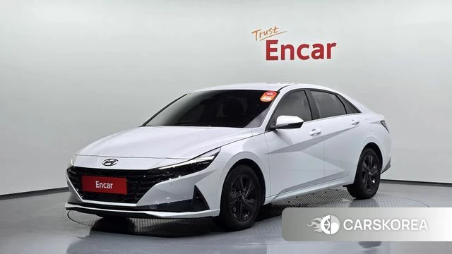 Hyundai Avante (CN7) 2022 Белый из Кореи